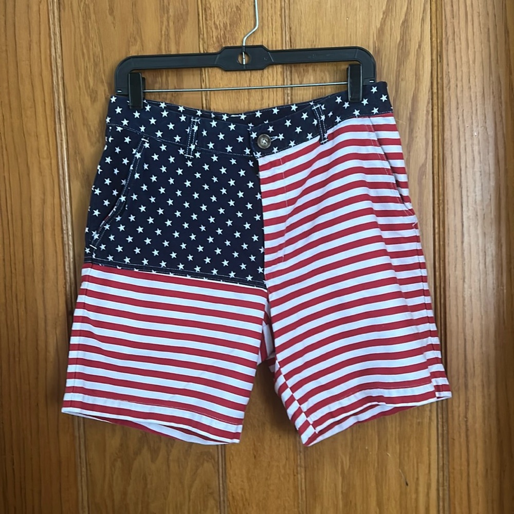 Chubbies Mericas USA American Flag Patriotic Shorts Mens Size 32